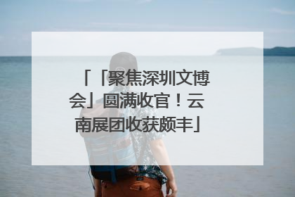 「聚焦深圳文博会」圆满收官！云南展团收获颇丰