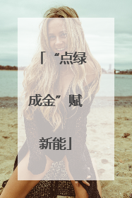 “点绿成金”赋新能