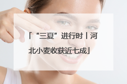 “三夏”进行时丨河北小麦收获近七成