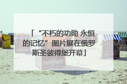 “不朽的功勋 永恒的记忆”图片展在俄罗斯圣彼得堡开幕
