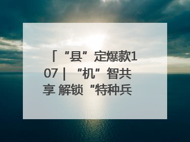 “县”定爆款107｜“机”智共享 解锁“特种兵团”的N种可能