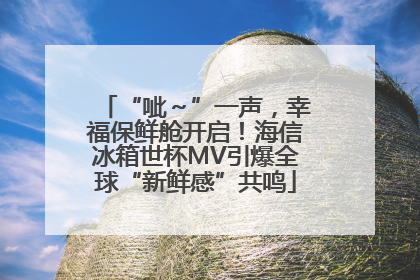 “呲～”一声，幸福保鲜舱开启！海信冰箱世杯MV引爆全球“新鲜感”共鸣