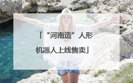 “河南造”人形机器人上线售卖