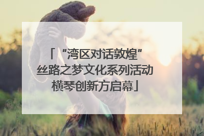 “湾区对话敦煌” 丝路之梦文化系列活动横琴创新方启幕