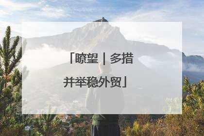 瞭望｜多措并举稳外贸