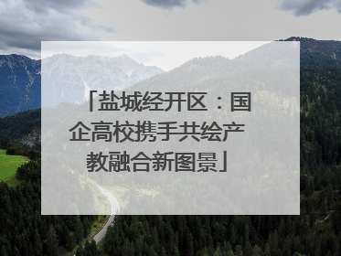 盐城经开区：国企高校携手共绘产教融合新图景