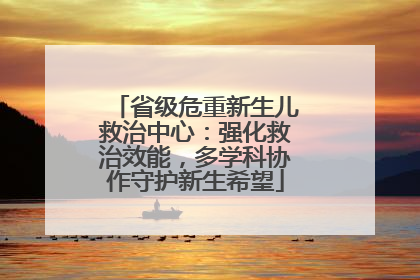 省级危重新生儿救治中心：强化救治效能，多学科协作守护新生希望
