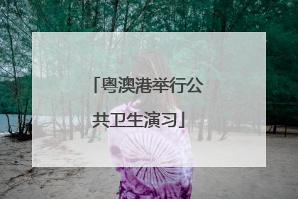 粤澳港举行公共卫生演习