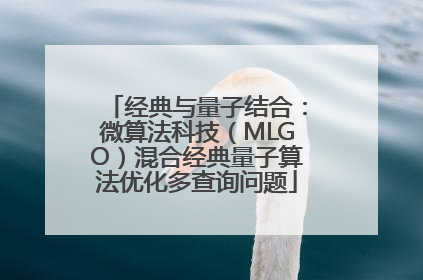 经典与量子结合：微算法科技（MLGO）混合经典量子算法优化多查询问题
