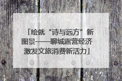 绘就“诗与远方”新图景——聊城露营经济激发文旅消费新活力