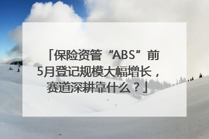 保险资管“ABS”前5月登记规模大幅增长，赛道深耕靠什么？