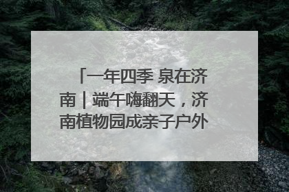 一年四季 泉在济南｜端午嗨翻天，济南植物园成亲子户外热门打卡地