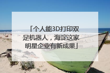 个人能3D打印双足机器人，海淀这家明星企业有新成果