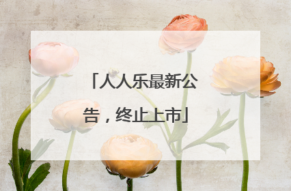 人人乐最新公告，终止上市