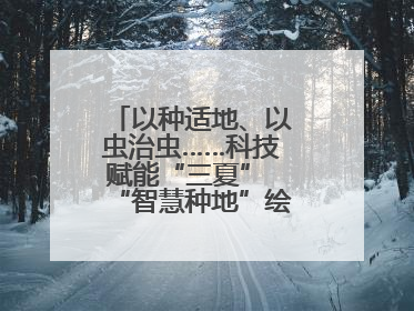 以种适地、以虫治虫……科技赋能“三夏” “智慧种地”绘就好“丰”景
