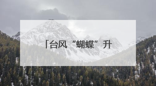 台风“蝴蝶”升级！厦门未来七天都是这个天气→