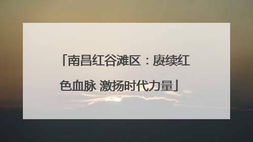 南昌红谷滩区：赓续红色血脉 激扬时代力量