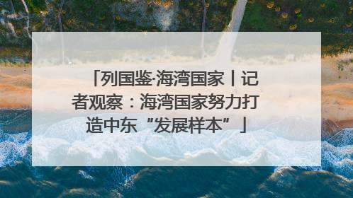 列国鉴·海湾国家丨记者观察：海湾国家努力打造中东“发展样本”