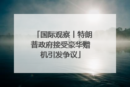 国际观察丨特朗普政府接受豪华赠机引发争议