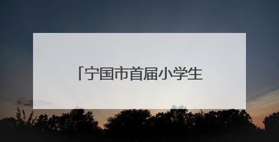 宁国市首届小学生科学素养大赛在津河学校成功举办