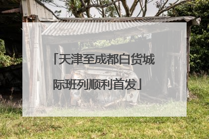 天津至成都白货城际班列顺利首发