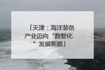天津：海洋装备产业迈向“数智化”发展新路