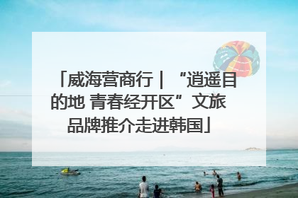 威海营商行｜“逍遥目的地 青春经开区”文旅品牌推介走进韩国