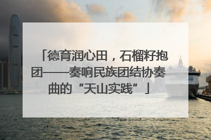 德育润心田，石榴籽抱团——奏响民族团结协奏曲的“天山实践”