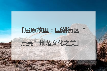 屈原故里：国潮街区“点亮”荆楚文化之美