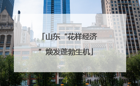 山东“花样经济”焕发蓬勃生机