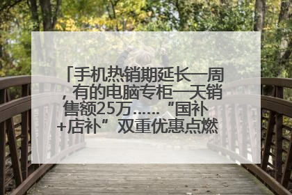 手机热销期延长一周，有的电脑专柜一天销售额25万……“国补+店补”双重优惠点燃德州“考后经济”