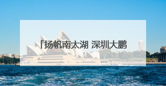 扬帆南太湖 深圳大鹏少年拿下4金1银2铜