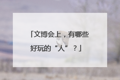 文博会上，有哪些好玩的“人”？