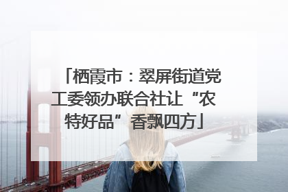 栖霞市：翠屏街道党工委领办联合社让“农特好品”香飘四方