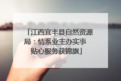江西宜丰县自然资源局：情系业主办实事 贴心服务获锦旗