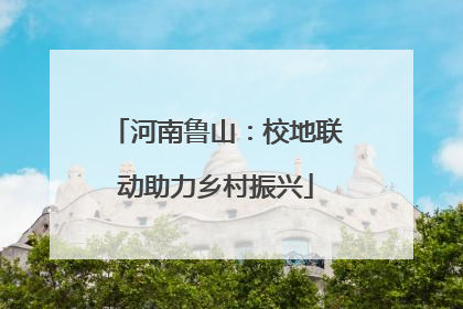 河南鲁山：校地联动助力乡村振兴
