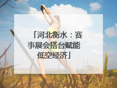 河北衡水：赛事展会搭台赋能低空经济