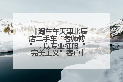 淘车车天津北辰店二手车“老师傅”，以专业征服“完美主义”客户