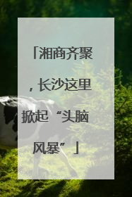湘商齐聚，长沙这里掀起“头脑风暴”