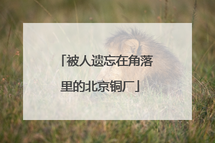 被人遗忘在角落里的北京铜厂