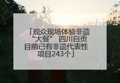 观众现场体验非遗“大餐” 四川自贡目前已有非遗代表性项目243个