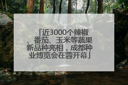 近3000个辣椒、番茄、玉米等蔬果新品种亮相，成都种业博览会在蓉开幕