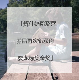辉仕奶粉及营养品再次斩获母婴龙标奖金奖