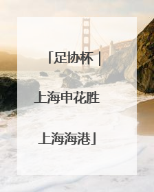 足协杯｜上海申花胜上海海港
