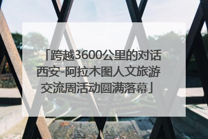 跨越3600公里的对话 西安-阿拉木图人文旅游交流周活动圆满落幕