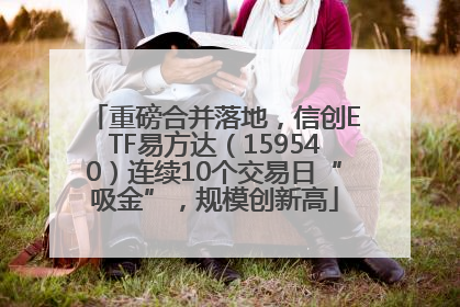 重磅合并落地，信创ETF易方达（159540）连续10个交易日“吸金”，规模创新高