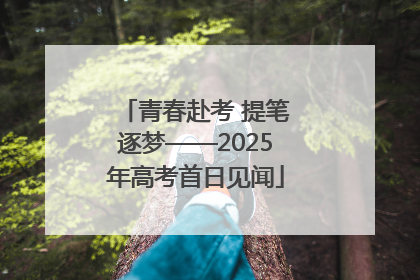 青春赴考 提笔逐梦——2025年高考首日见闻