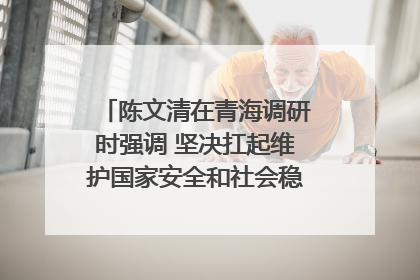 陈文清在青海调研时强调 坚决扛起维护国家安全和社会稳定职责使命 为谱写中国式现代化青海篇章贡献政法力量