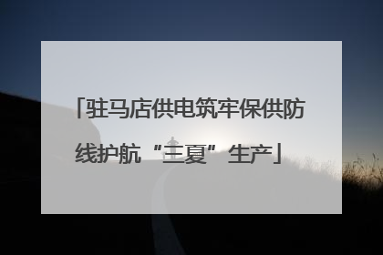 驻马店供电筑牢保供防线护航“三夏”生产