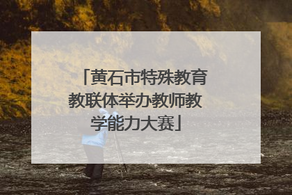 黄石市特殊教育教联体举办教师教学能力大赛